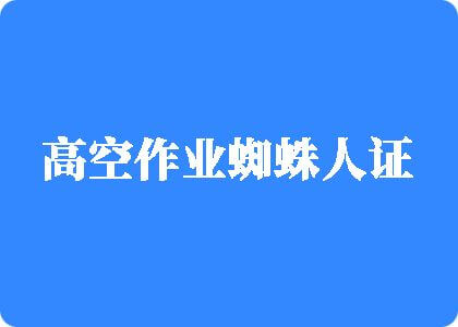 干女人的大黑逼黄色高空作业蜘蛛人证